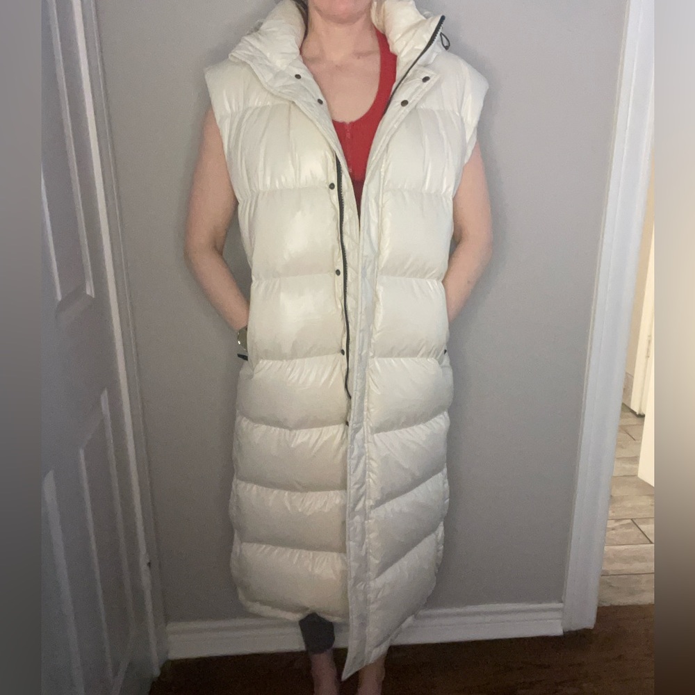 The Super Puff TNA Long Vest Aritzia